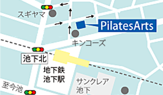 池下駅近くのスタジオ外観